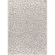 Online Designer Kids Room Doynton Animal Print Charcoal/Gray Area Rug