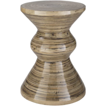 Online Designer Combined Living/Dining Margene Global-Inspired Wood End Table