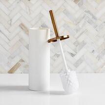 Online Designer Bathroom Modern Resin Stone Toilet Brush Holder