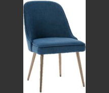 Online Designer Combined Living/Dining Mid-Century Upholstered Dining Chair - Metal Legs