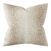 Online Designer Living Room WILEY ANIMAL PRINT DECORATIVE PILLOW IN FAWN