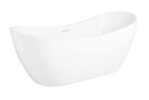 Online Designer Bathroom Signature Hardware Sheba 72" Acrylic Air Tub with Integrated Drain and Overflow