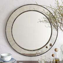 Online Designer Living Room Antique Tiled Round Mirror