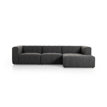 Online Designer Living Room Langham Channeled 3-Piece Sectional