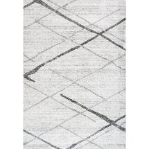 Online Designer Combined Living/Dining Mcphee Geometric Gray Area Rug