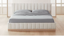 Online Designer Bedroom FORTE WHITE KING BED