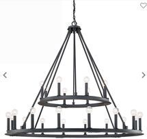 Online Designer Combined Living/Dining Pearson 2 Tier Chandelier