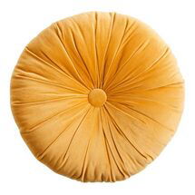 Online Designer Business/Office Round Tufted Velvet Throw Pillow