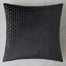 Online Designer Bedroom Porter Pillow 24" - Black