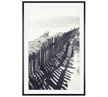 Online Designer Living Room BEACH FENCE FRAMED PRINT BY LUPEN GRAINNE