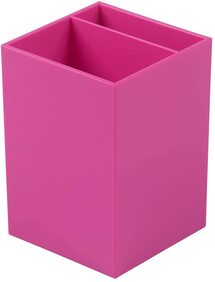 Online Designer Bedroom JAM PAPER Plastic Pen Holder - Fuchsia Pink