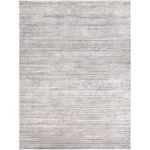 Online Designer Combined Living/Dining Bridgeton Power Loom Gray Sleek Rug