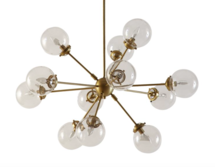 Online Designer Living Room Paige 12-Light Sputnik Chandelier