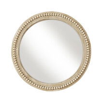 Online Designer Bedroom Brendalyn Wood Flat Wall Mirror