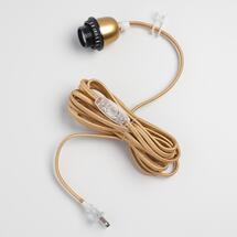 Online Designer Living Room Gold Electrical Cord Swag Kit