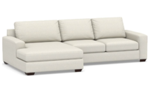 Online Designer Living Room Big Sur Square Arm Chaise Sectional (114"–156")
