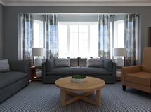 Online Designer Living Room 3D Model