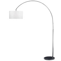 Online Designer Combined Living/Dining DRUM SHADE ARC FLOOR LAMP