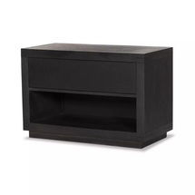 Online Designer Bedroom Four Hands 24" 1-Drawer Warby Nightstand - Worn Black