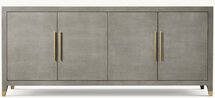 Online Designer Living Room GRAYDON SHAGREEN PANEL 4-DOOR SIDEBOARD