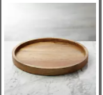 Online Designer Kitchen Wood Round Serving Tray