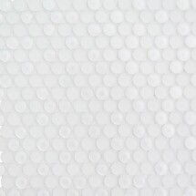 Online Designer Bathroom Loft Super White Glass Penny Round Tile