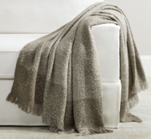 Online Designer Living Room Heathered Boucle Throw-Sage