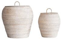 Online Designer Living Room 2 Piece Rattan Basket Set