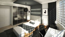 Online Designer Bedroom 3D Model