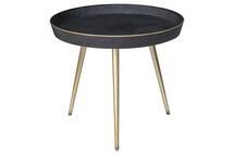Online Designer Bedroom Josephine Side Table in Black design by Nuevo