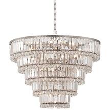 Online Designer Other Magnificence Satin Nickel 24 1/2" Wide Crystal Chandelier