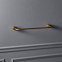 Online Designer Bathroom rough cast brass towel bar 18"