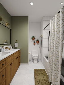 Online Designer Bathroom 3D Model