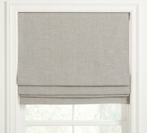 Online Designer Dining Room Custom Belgian Flax Linen Light Filtering Shade