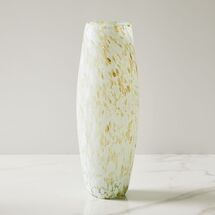 Online Designer Combined Living/Dining Speckled Mexican Glass Vase