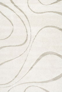 Online Designer Bedroom Berenson Cream Curves Area Rug by Wade Logan