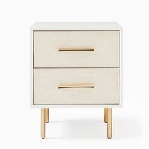 Online Designer Bedroom Margot Raffia Nightstand