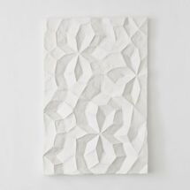 Online Designer Living Room Papier-Mache Wall Art - Geo Panel 1