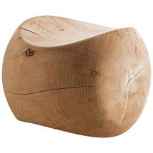 Online Designer Combined Living/Dining Cocoona Shape 1 Stool in Solid Cedar