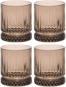 Online Designer Other Biandeco Brown Drinking Glasses Set of 4, 