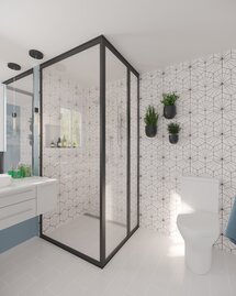 Online Designer Bathroom 3D Model
