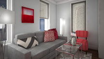 Online Designer Living Room 3D Model