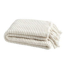 Online Designer Combined Living/Dining Organic Rope Fringe Throw