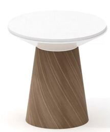 Online Designer Business/Office Campfire Turnstone 24.6" Round Paper Table