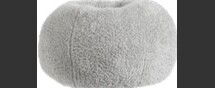 Online Designer Combined Living/Dining Gray Cozy Sherpa Anywhere Beanbag™