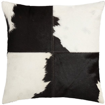 Online Designer Combined Living/Dining 18" ABELE SPOTTED COWHIDE PILLOW WITH DOWN-ALTERNATIVE INSERT