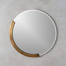 Online Designer Living Room Kit 24" Round Mirror