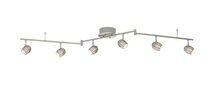 Online Designer Bedroom Pro Track® Zephyr 6-Light Satin Nickel LED Track Kit Fixture