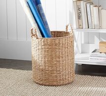 Online Designer Combined Living/Dining Savannah Handwoven Seagrass Tote Basket