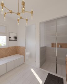 Online Designer Bathroom 3D Model